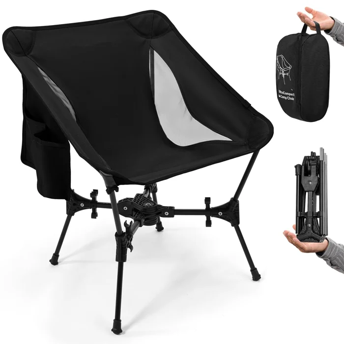 Folding Camping & Fishing Chair with Cup Holder