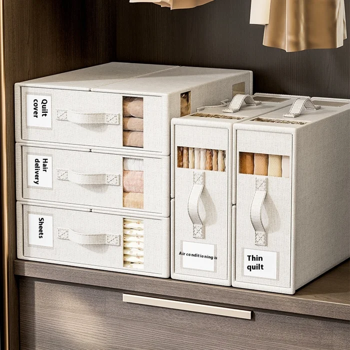 Foldable PP Clothes Storage Box (Wardrobe)
