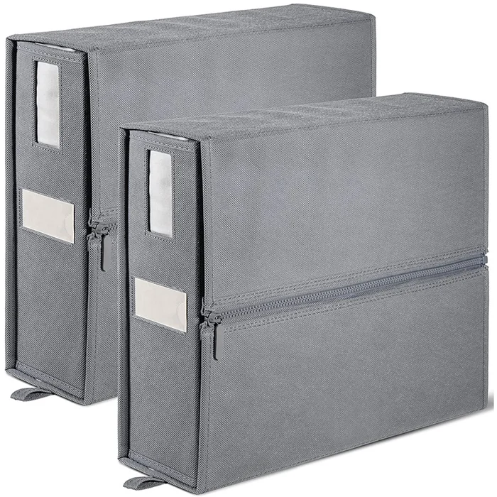 Fabric Bed-Sheet & Duvet Storage Box Set