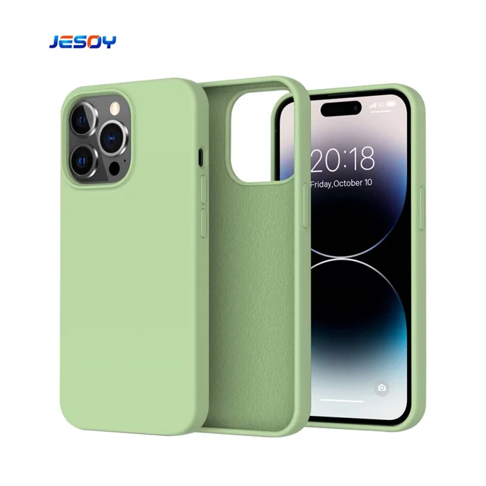 Liquid Silicone Shockproof Phone Case, 14 Colours